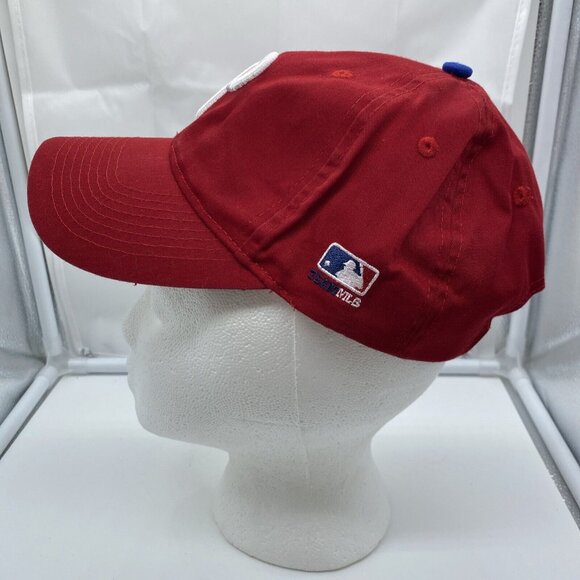 Philadelphia Phillies Red Youth Baseball Hat Cap Adjustable Hook Loop MLB - Picture 4 of 8